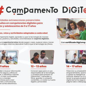 Campamento digital para niñ@s y adolescentes de 9 a 17 años